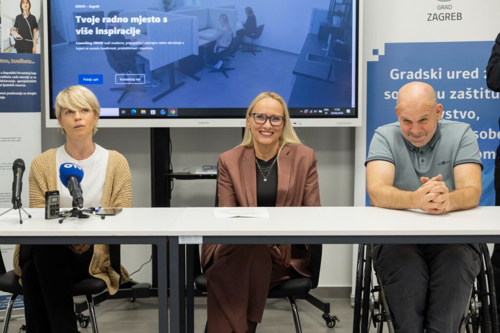 Coworking Prostor 1 – Otvoren URIHO – coworking prostor: podrška osobama s invaliditetom koje samostalno kreću u posao